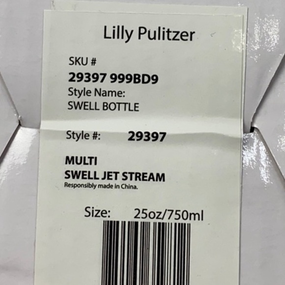 Lily Pulitzer Jet Stream Swell Bottle - Picture 4 of 4